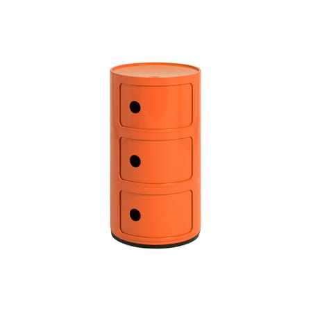 Storage Cabinet Componibili Orange pop / 3 Doors - Limited Edition - Kartell | Orange 021U Pantone - View 1