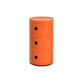 Storage Cabinet Componibili Orange pop / 3 Doors - Limited Edition - Kartell | Orange 021U Pantone - View 1
