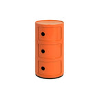 Storage Cabinet Componibili Orange pop / 3 Doors - Limited Edition - Kartell | Orange 021U Pantone - View 1