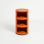 Storage Cabinet Componibili Orange pop / 3 Doors - Limited Edition - Kartell | Orange 021U Pantone - View 3