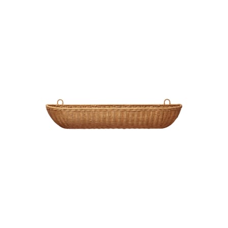 Wall Storage Braided / L 75 x H 14 cm - Ferm Living | Rattan Natural - View 1