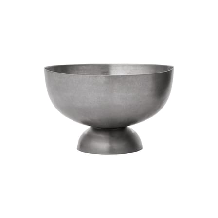 Champagne Bucket Tumbled Metal Silver / Ø 38 cm - 14,1 Liters - Ferm Living | Steel - View 1