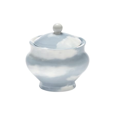 Sugar Bowl Rêves de Rêves Ceramic Blue - Serax | Sky Blue & White (Cloud pattern) - View 1
