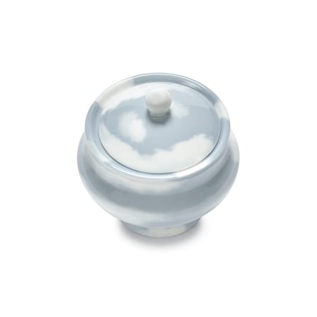Sugar Bowl Rêves de Rêves Ceramic Blue - Serax | Sky Blue & White (Cloud pattern) - View 2