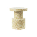 Stool Bit / H 42 cm - Recycled - Normann Copenhagen | Mustard Speckled White - View 1