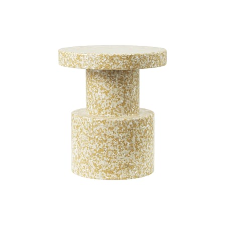 Stool Bit / H 42 cm - Recycled - Normann Copenhagen | Mustard Speckled White - View 1