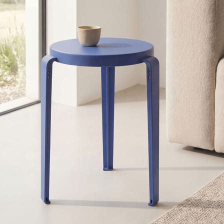 Stackable Stool Lou Chroma Wood Blue / Certified Wood - TIPTOE | Azure Blue - View 4