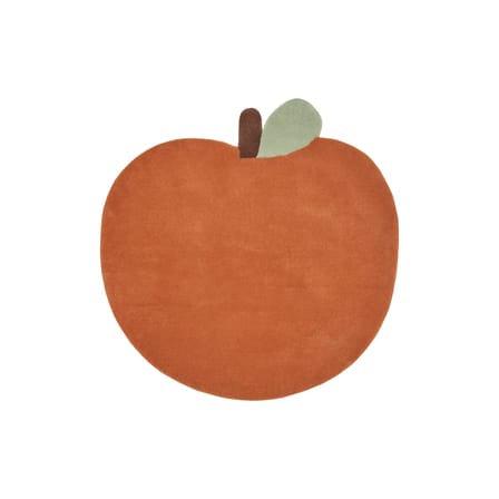 Rug Apple / 110 x 100 cm - New Zealand Wool Hand-Tufted - Ferm Living | Terracotta - View 1