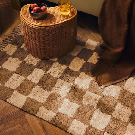 Rug Mara Beige / 80 x 150 cm - Ferm Living | Camel - View 2