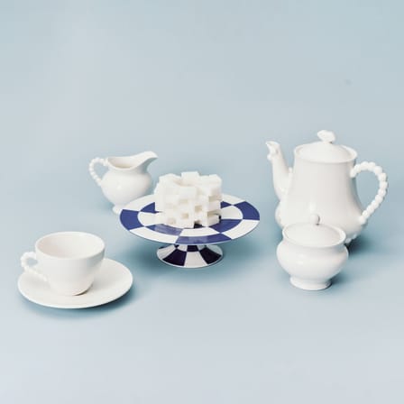 Set of 2 Cups and Saucers Perle Fine - Serax | White - View 4