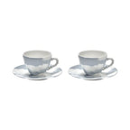 Set of 2 Cups and Saucers Rêves de Rêves - Serax | Sky Blue & White (Cloud pattern) - View 1
