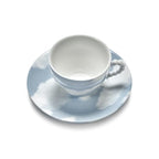 Set of 2 Cups and Saucers Rêves de Rêves - Serax | Sky Blue & White (Cloud pattern) - View 4