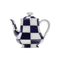 Teapot Fête des Bêtes Ceramic Blue - Serax | White - Blue - View 1
