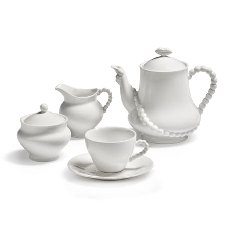 Teapot Perle Fine Ceramic White - Serax - View 4