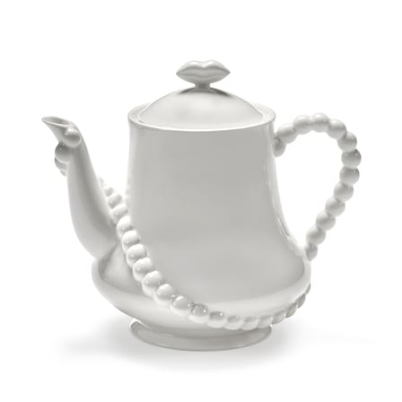 Teapot Perle Fine Ceramic White - Serax - View 2