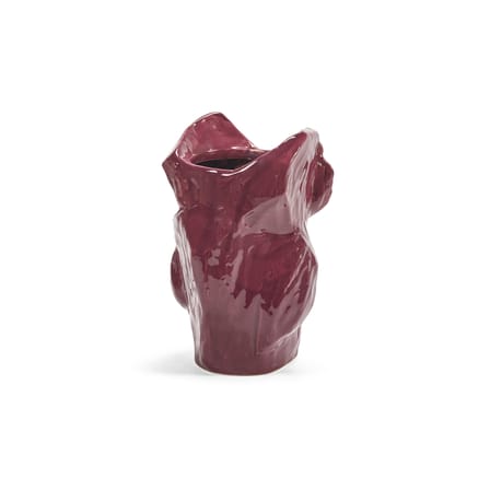 Vase After Midnight Owl Ceramic Purple / XS - H 12 cm - Serax | Eggplant - View 2
