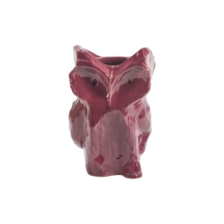 Vase After Midnight Owl Ceramic Purple / XS - H 12 cm - Serax | Eggplant - View 1