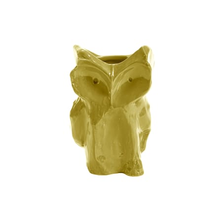 Vase After Midnight Owl Ceramic Yellow / Small - H 23 cm - Serax - View 1