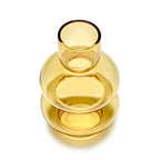Vase Bubble Glass Yellow / H 15 cm - Serax - View 2
