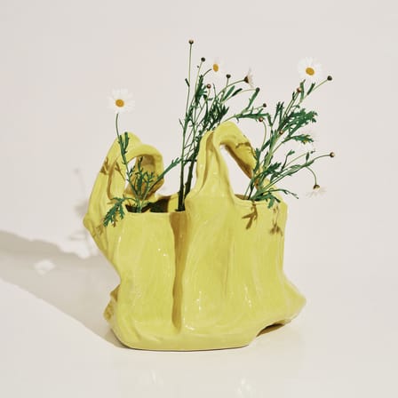 Vase Gala Large Ceramic Yellow - Serax - View 3