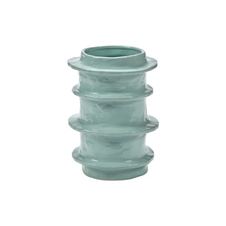 Vase Molly 03 Ceramic Blue / Ø 20.5 x H 29 cm - Serax | Light Blue - View 3