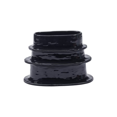 Vase Molly 06 Ceramic Blue / L 27.5 x H 20.5 cm - Serax | Navy Blue - View 1