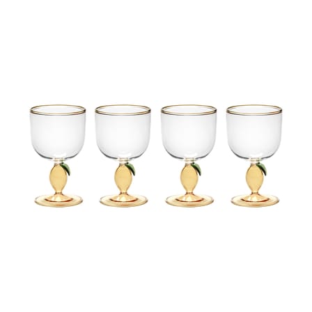 Set of 4 Wine Glasses Yam 06 - Serax | Yellow - View 1